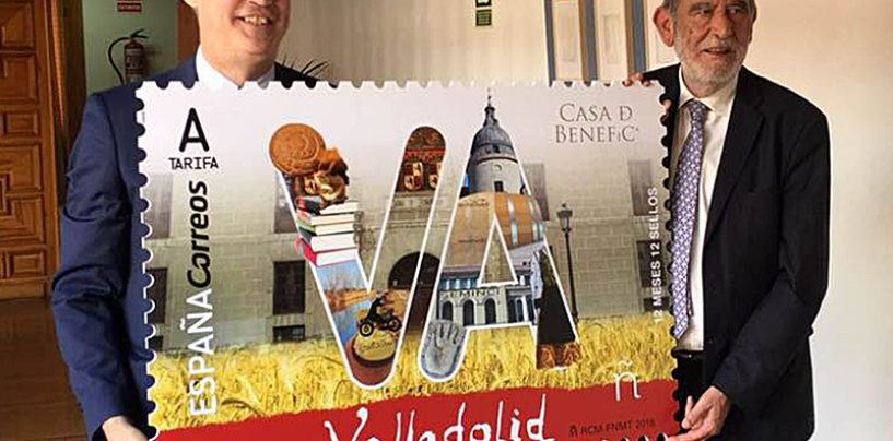 Casa de Beneficencia protagonista de un sello dedicado a la provicia de Valladolid