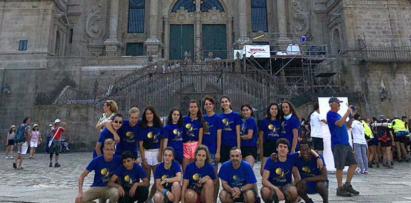 Alumnos de los IES Campos y Torozos de Medina de Rioseco, Santo Tomás de Aquino de Íscar y del Seminario realizan el Camino de Santiago Portugues