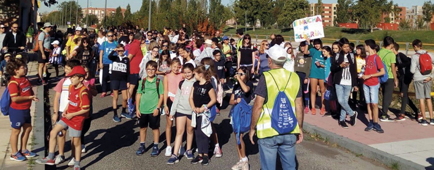 La Compañía de María en Valladolid celebró una marcha solidaria para la creación de una escuela en Tanzania