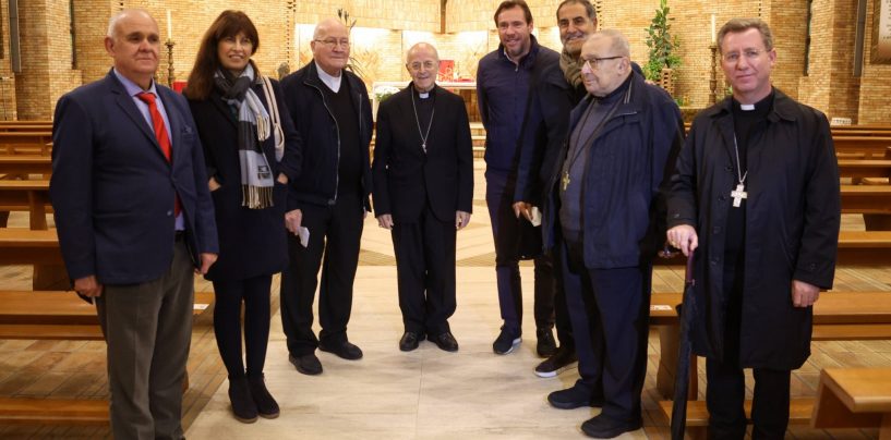 Don Ricardo visita  el Centro Ecuménico de Lavinio