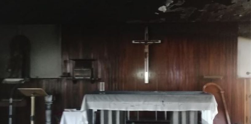 Un incendio provoca daños relevantes en la parroquia de Nuestra Señora de Fátima