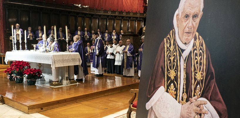 Valladolid despidió al Papa emérito Benedicto XVI