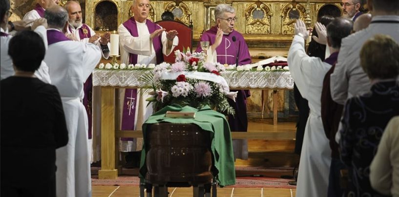 Funeral por Vicente Martín Alonso, párroco de Sardón durante 43 años